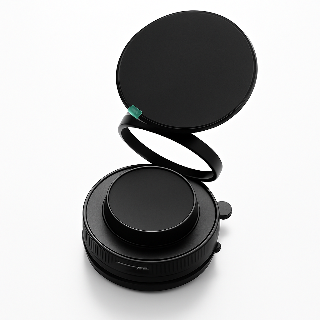 360° Magnetic Car Phone Holder - Vacuum Lock Mount